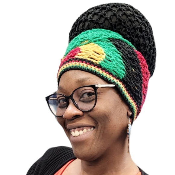 Crochet Hair Wrap. - Picture 2 of 3